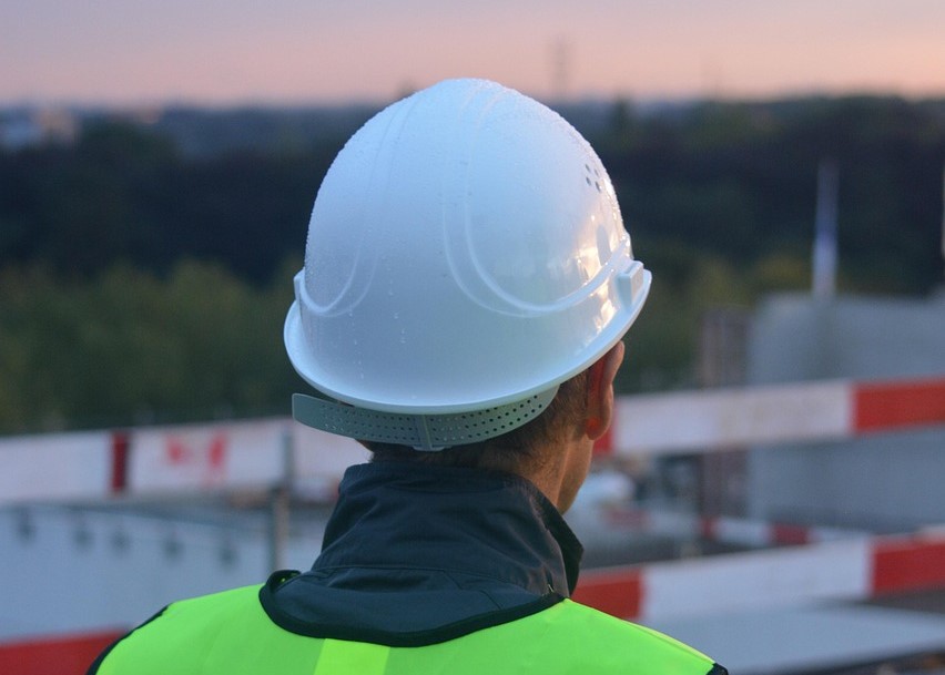 Man in Construction Hat